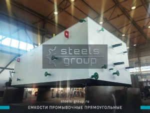 фото прямоугольных емкостей промывочных из низколегированной стали в Славянске-на-Кубани